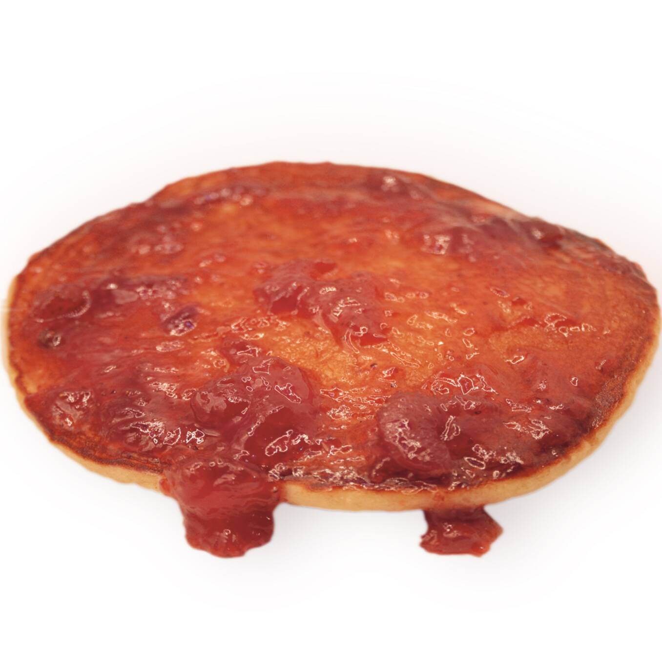Hot Cake con Mermelada de Fresa