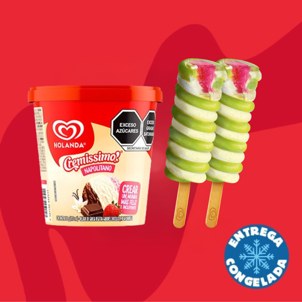 1 Micha Napolitano + 2 Paletas Twisters