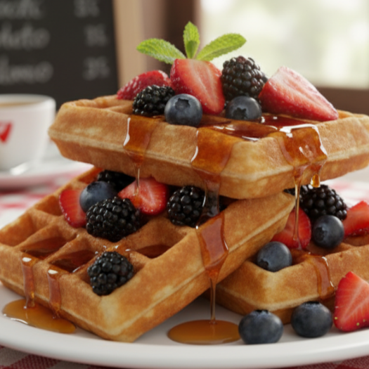 Waffles Belgas 2 Pzas