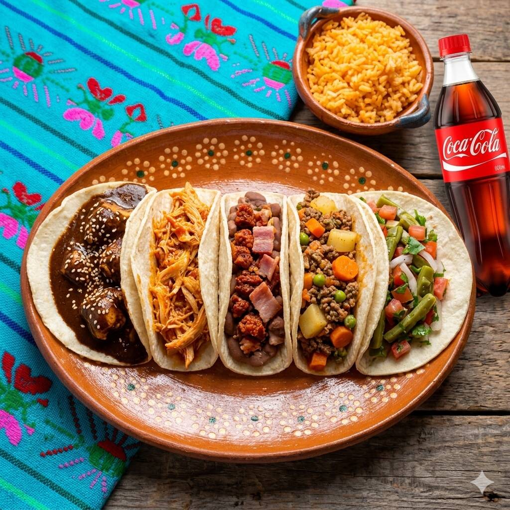 4 Taquitos + Refresco 🔥