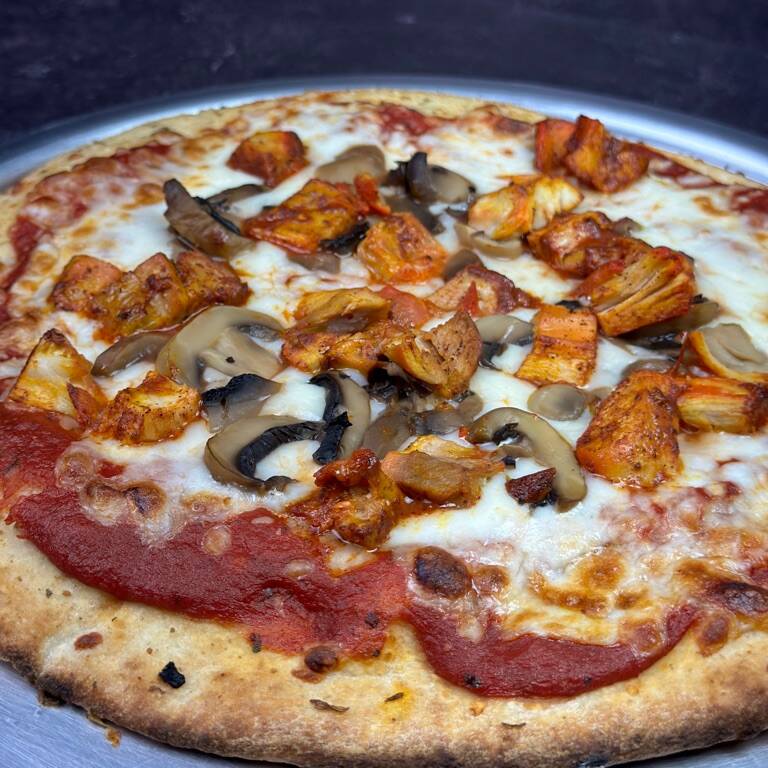 Pizza familiar La Champypollo