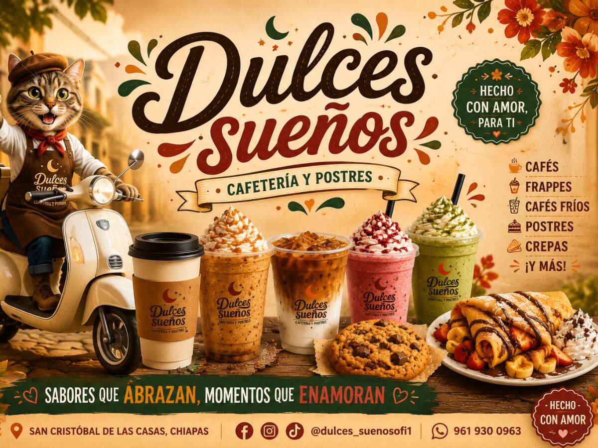Dulces sueños café y postres