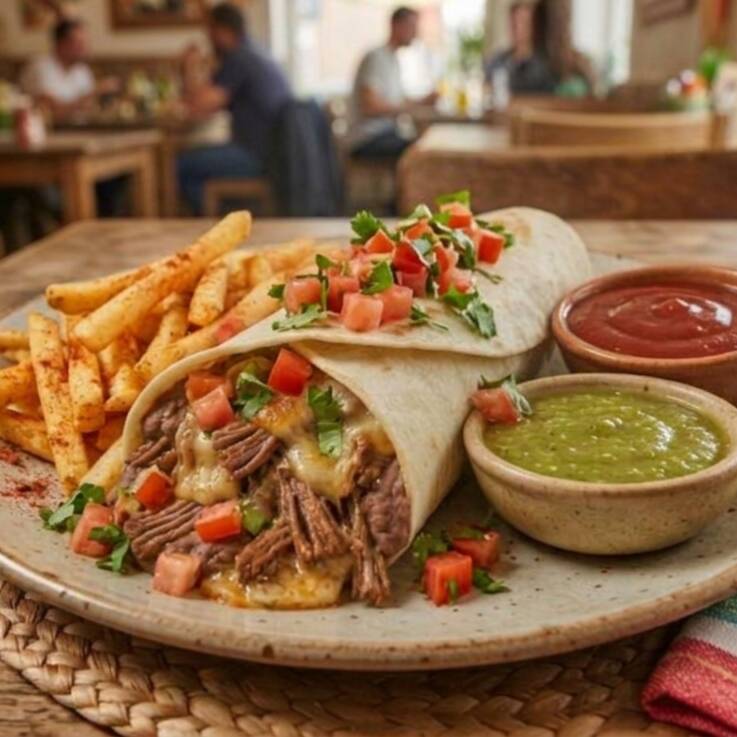 Burrito de Carne Mechada