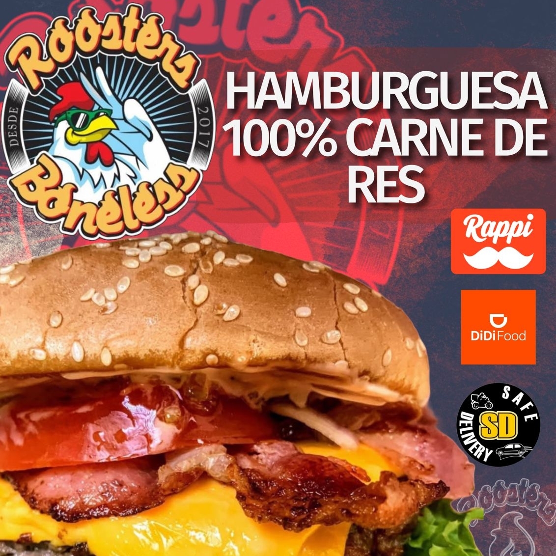 Hamburguesa de Res
