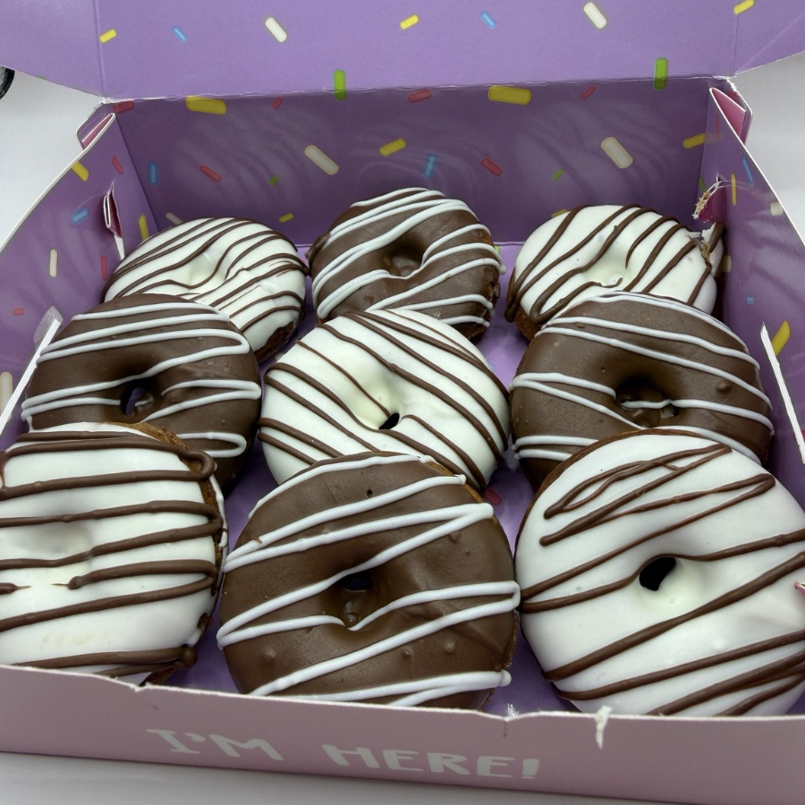9 Mini Donas Glaseadas