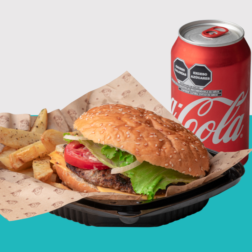 Combo Coca Cola - Hamburguesa