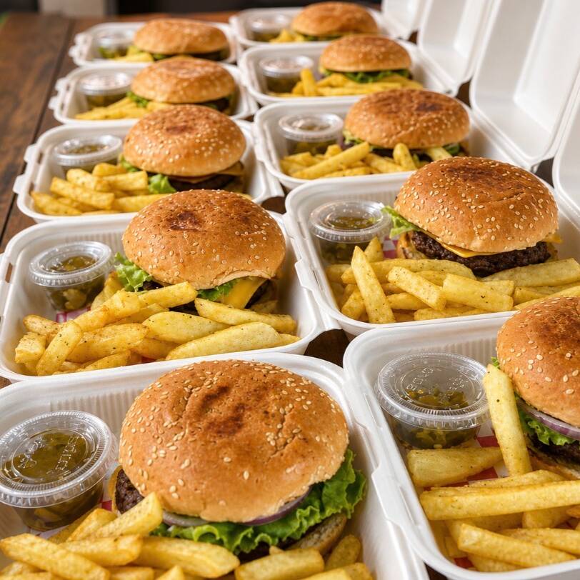 Hamburguesa con Papas