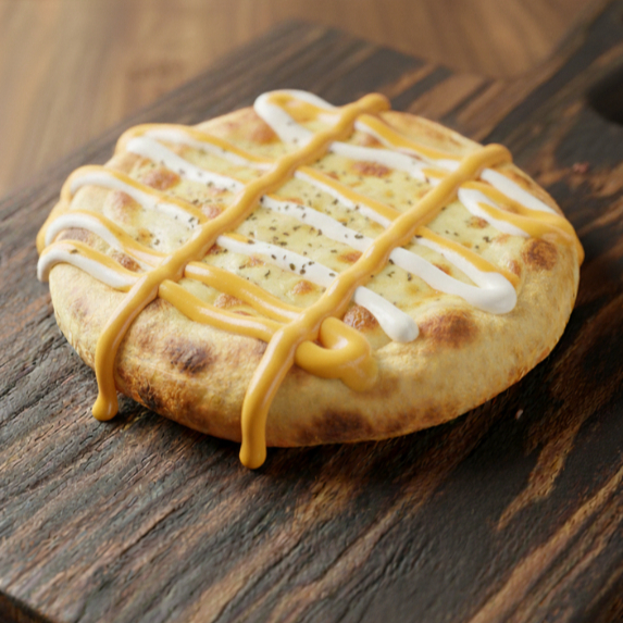 Queijo Mussarela , Catupiry e Cheddar cremoso