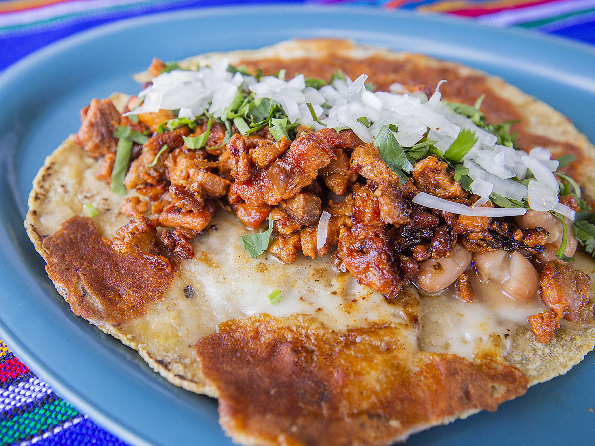 QUESADILLA DE CARNE AL PASTOR