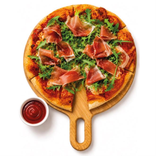 PIZZA ARÚGULA PROSCIUTTO