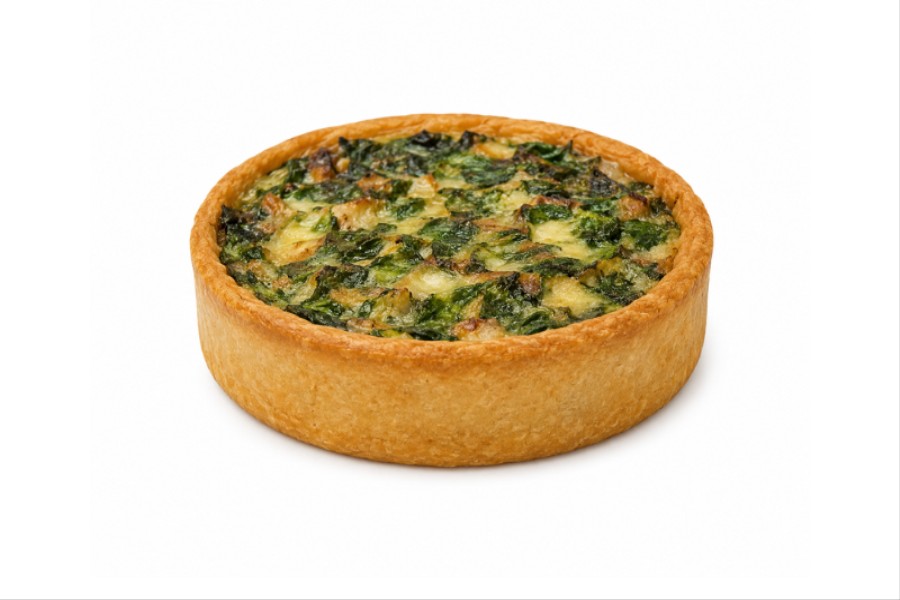 QUICHE ESPINACAS Y TOCINO