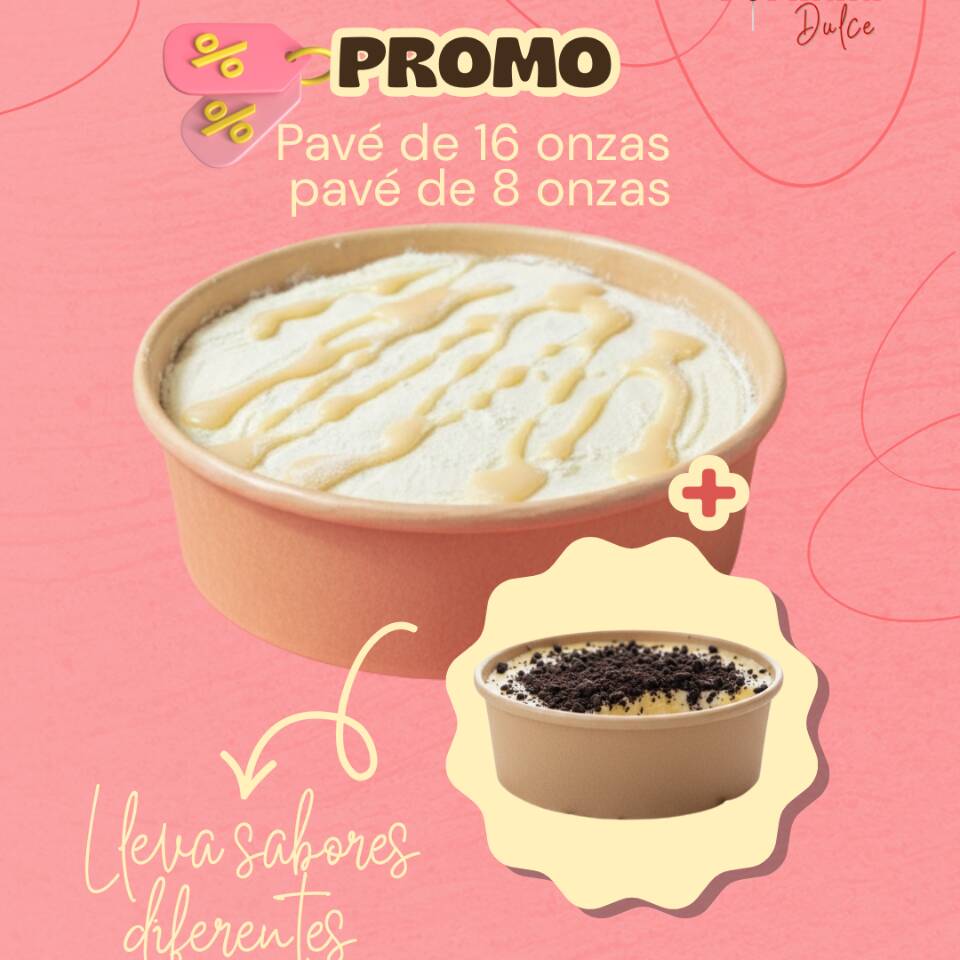 Promo Dos Pave 16 y 8 Onzas