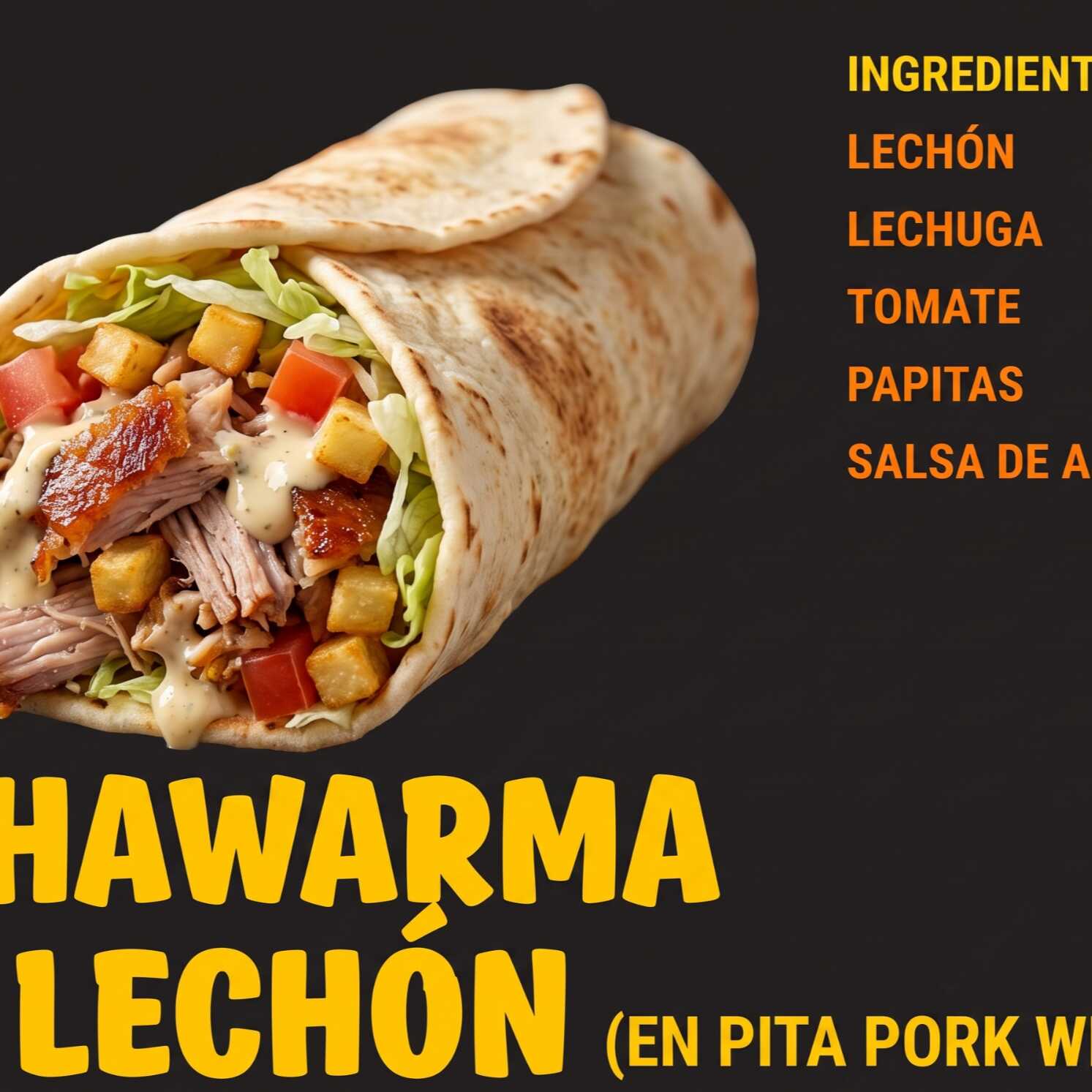 Shawarma Lechón