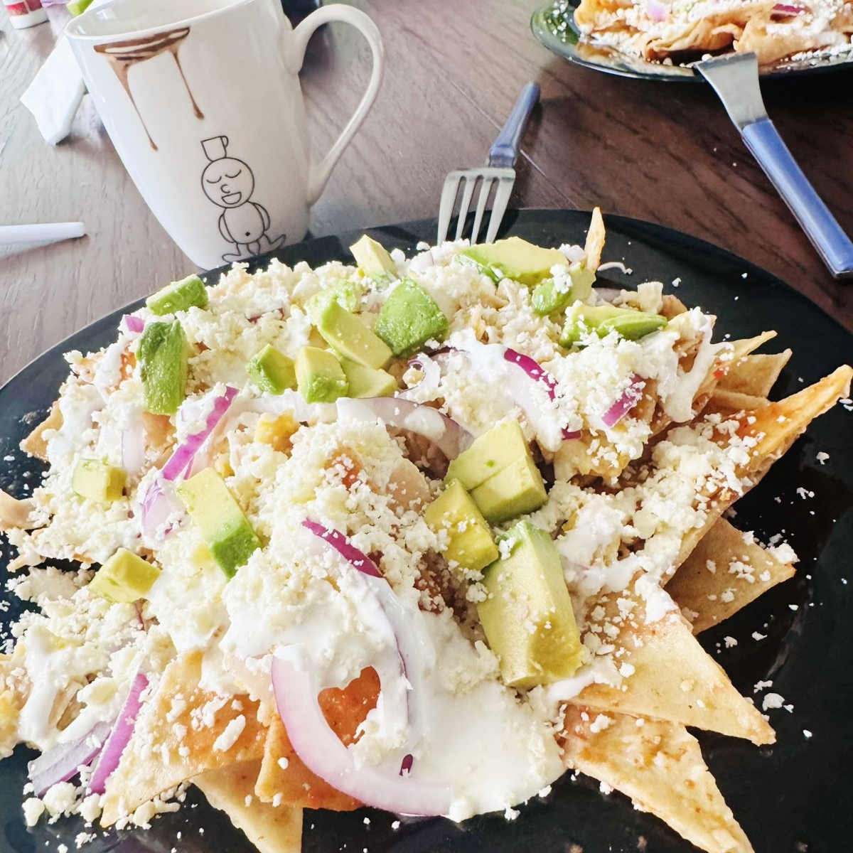 Combo- Chilaquiles con Pollo🍗 + Café☕