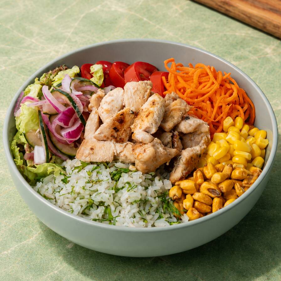 Menú Fresco Pollo Bowl