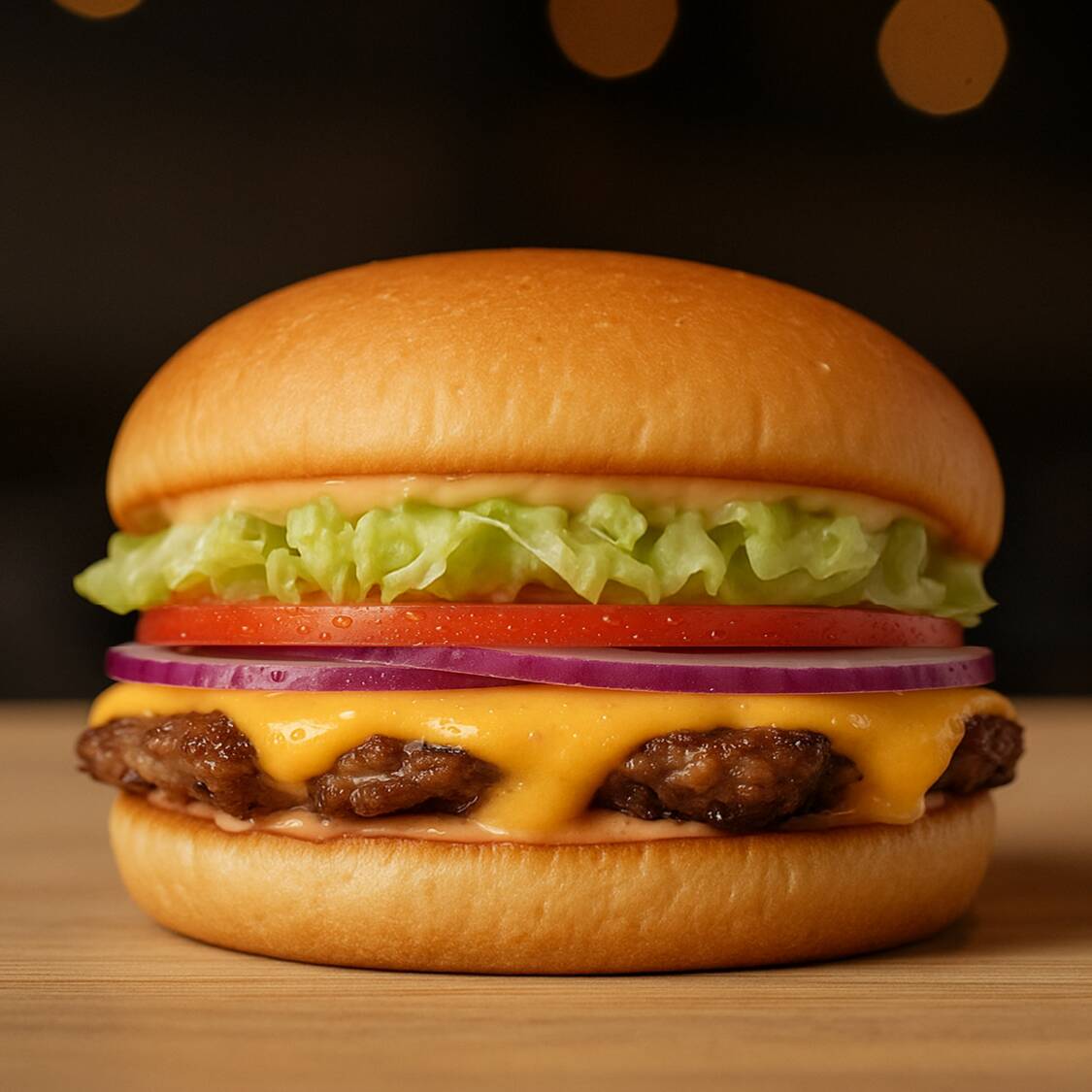 Hamburguesa Cheeseburger $5.000 (MAX 3🍔 X PEDIDO)