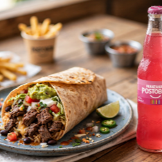 Burrito de Carne Sin Chile