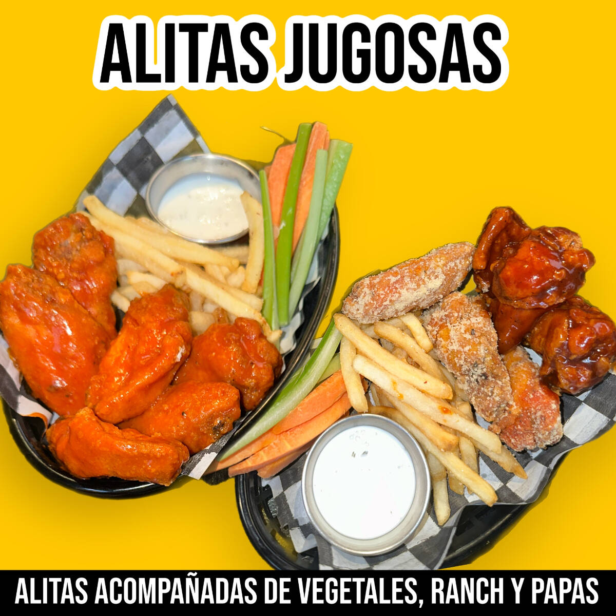 6 ALITAS C/PAPAS