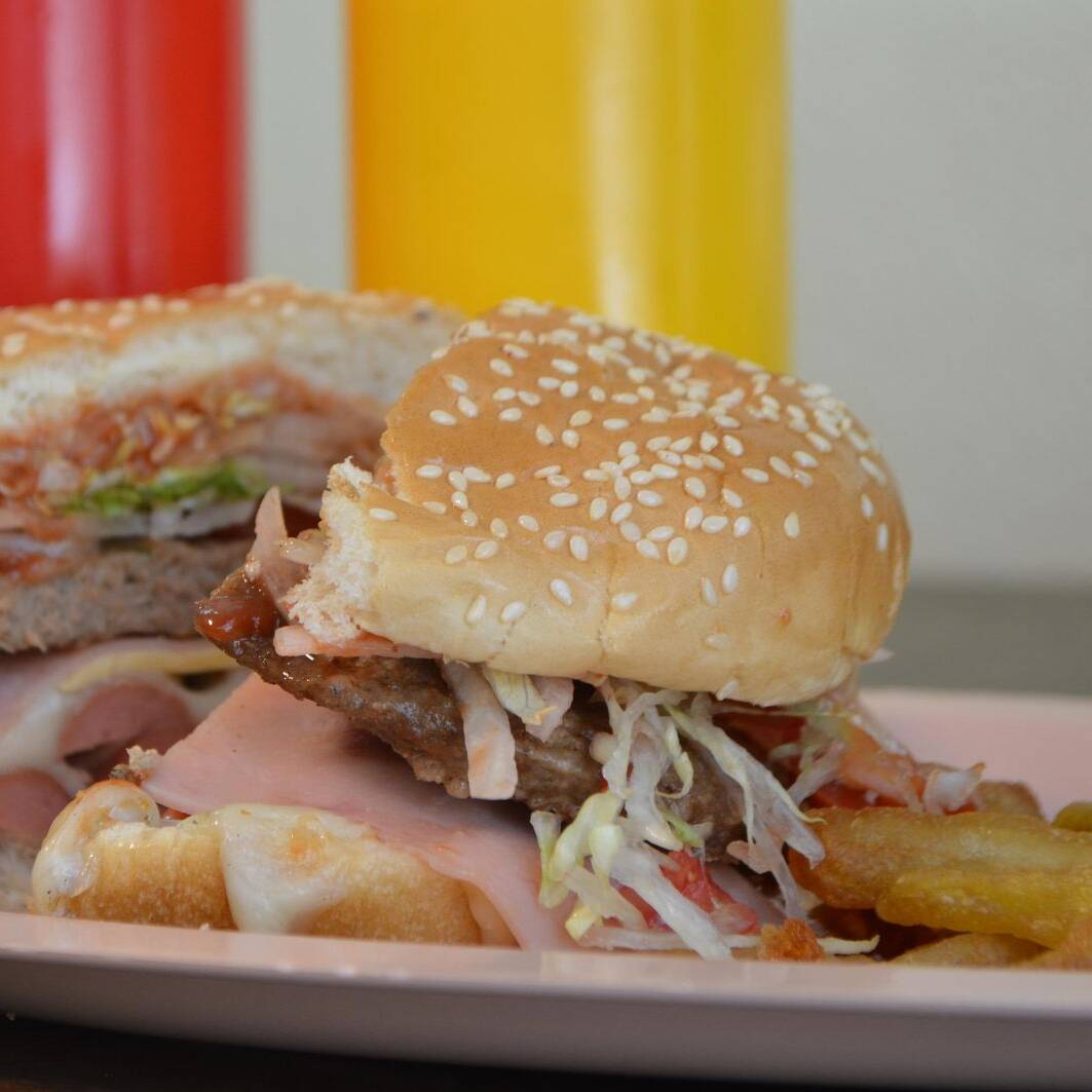 Hamburguesa Con Papas