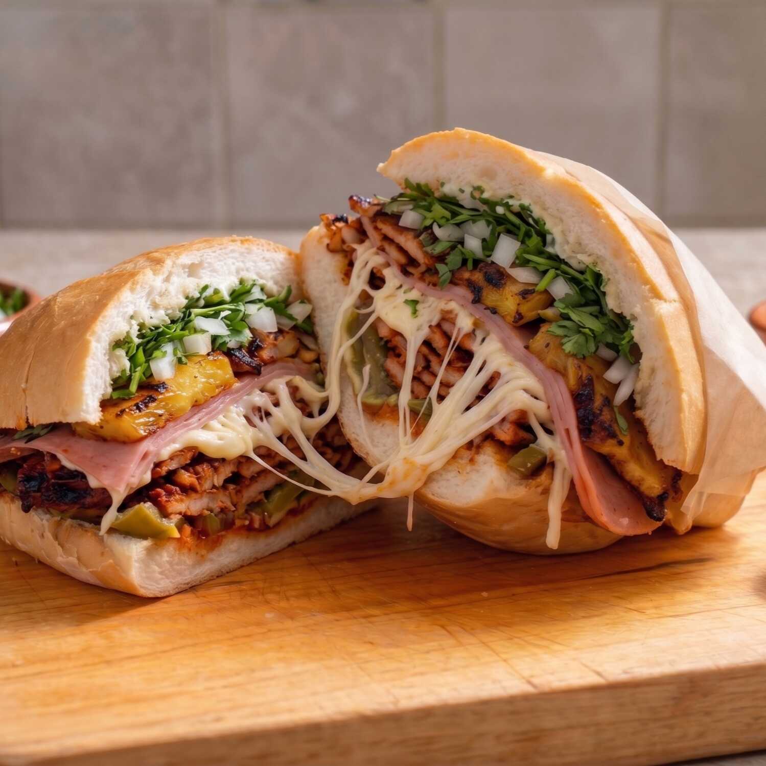 Torta Especial Al Pastor