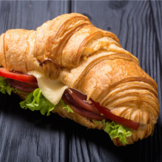 Croissant de Jamón y Queso