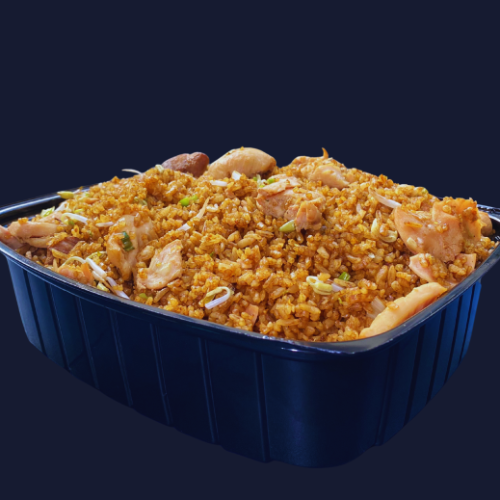 Menu personal de arroz + acompañante + proteina