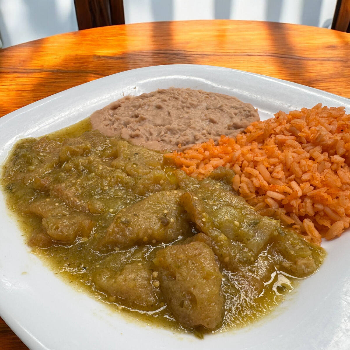 Chicharrón en salsa verde