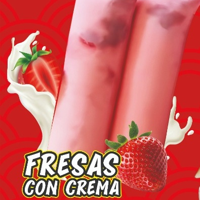 Fresas con crema