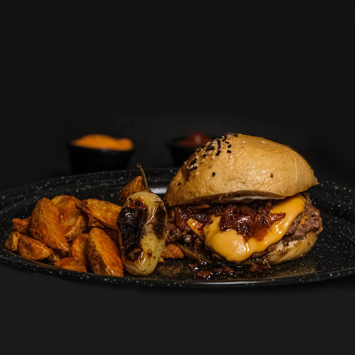 Hamburguesa Mermelada de Tocino