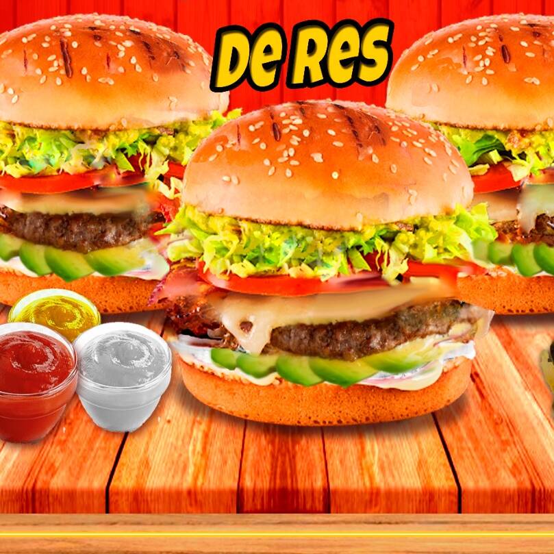 3 Hamburguesas al Carbón