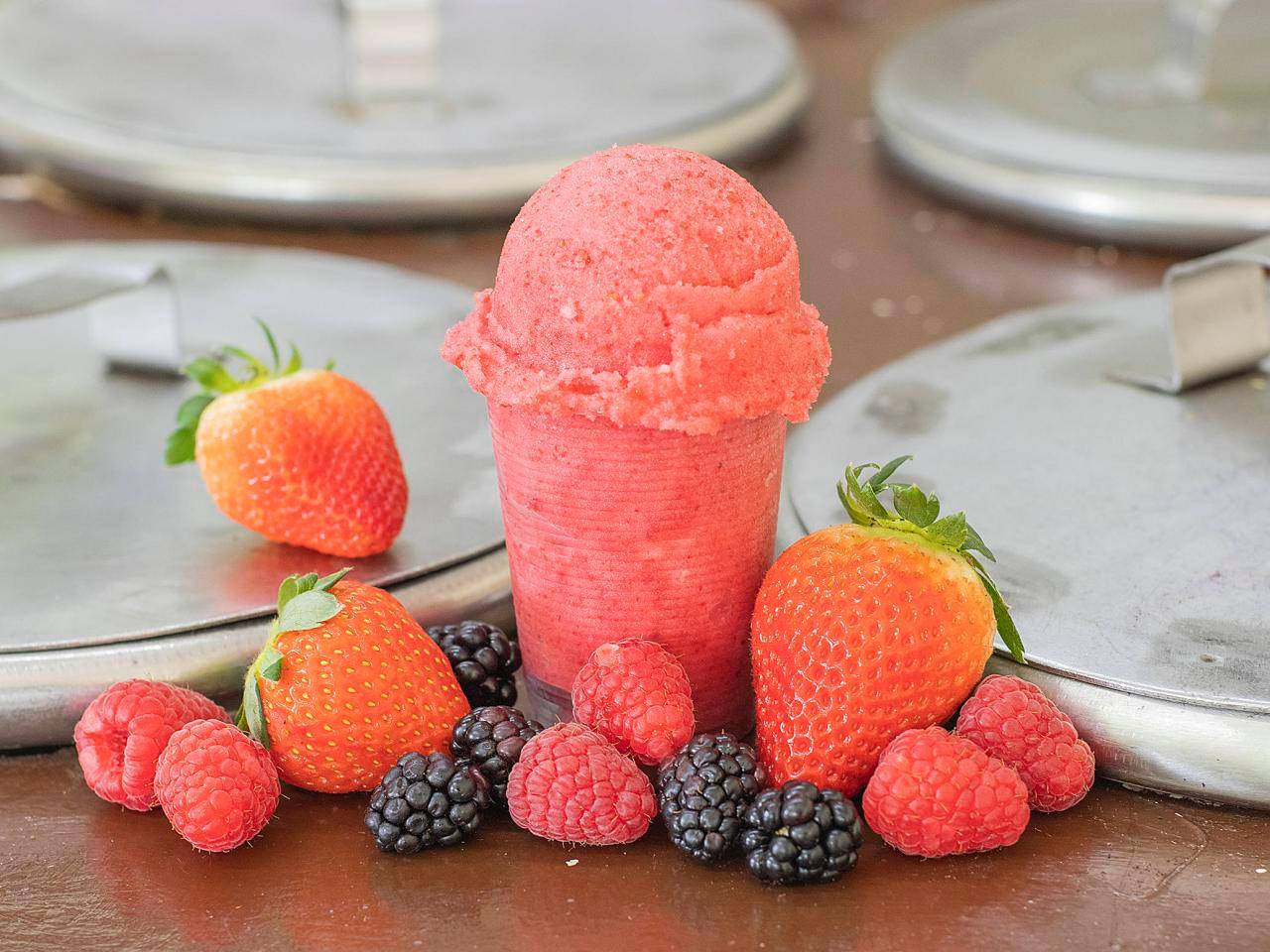 Nieve de Frutos Rojos
