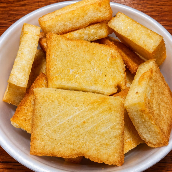 Polenta Branca, Frita Para 2 Pessoas