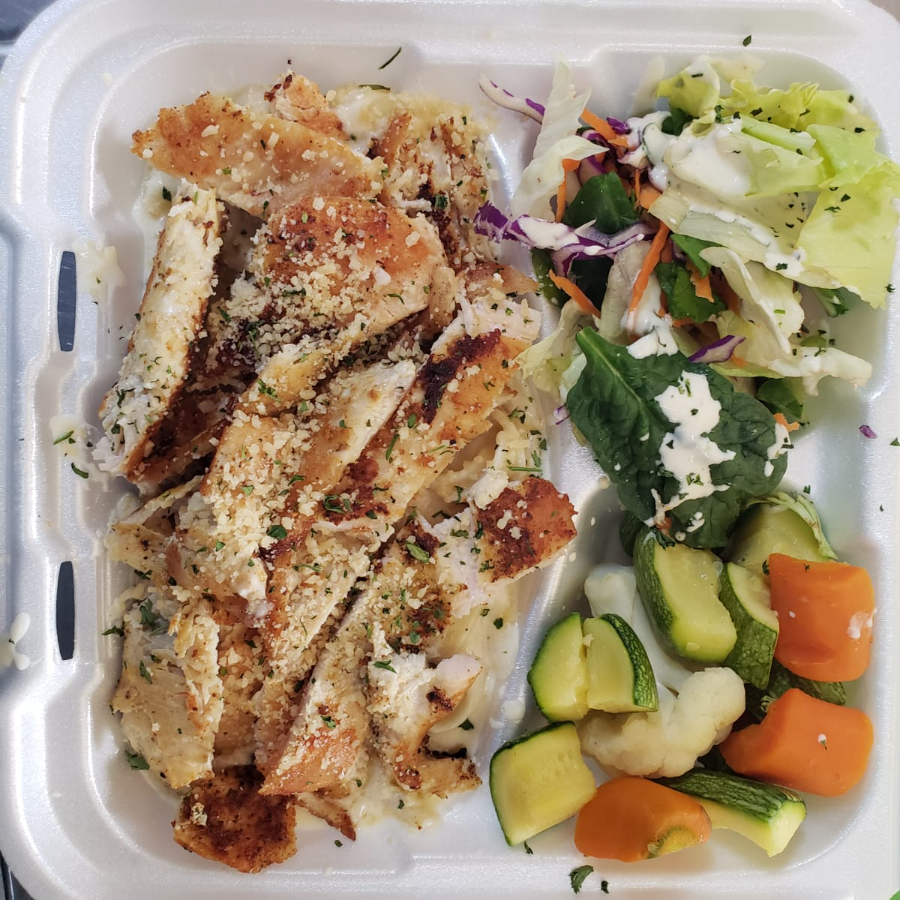 Pasta Alfredo con Pollo