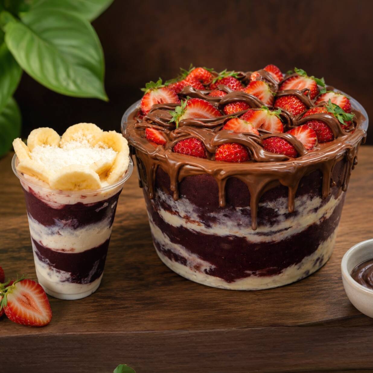 Cremoso, geladinho e super caprichado. O sabor que vicia! O melhor Açaí da região! Monte 2 Açaí, Casadinho (Açaí + Cupuaçu) ou Cupuaçu, nos tamanhos 330ml, 440ml, 550ml, 770ml ou 1000ml! Turbine do seu jeito com os seus adicionais favoritos nas opções abaixo! (Não entregamos complementos/adicionais separados.)