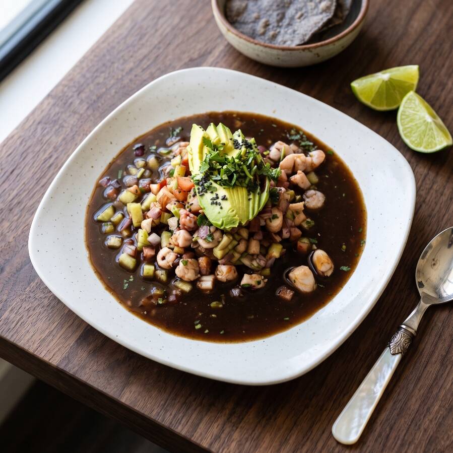 Ceviche de Camarón Medio Litro