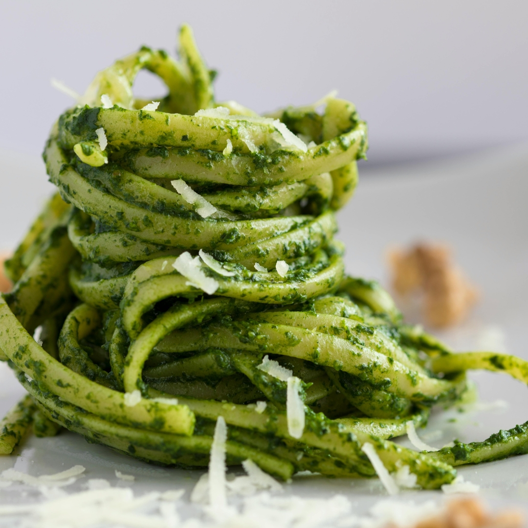Spaghetti Pesto & Burrata