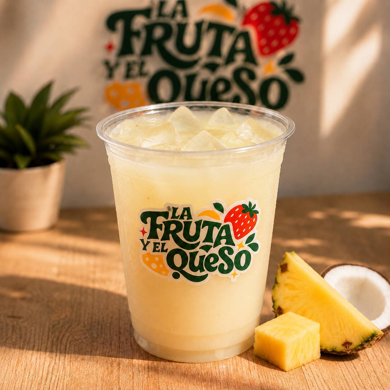 Agua Fresca de Piña-Coco
