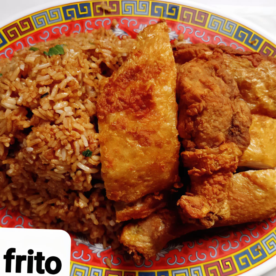 Pollo Asado Arroz Frito Chun Kun