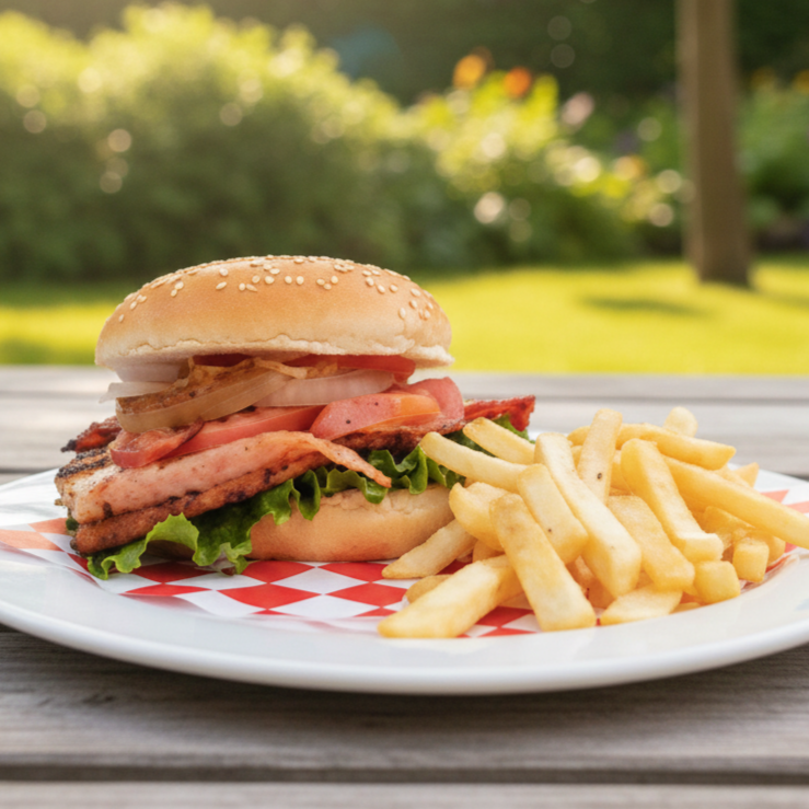 Hamburguesa Hawaiana