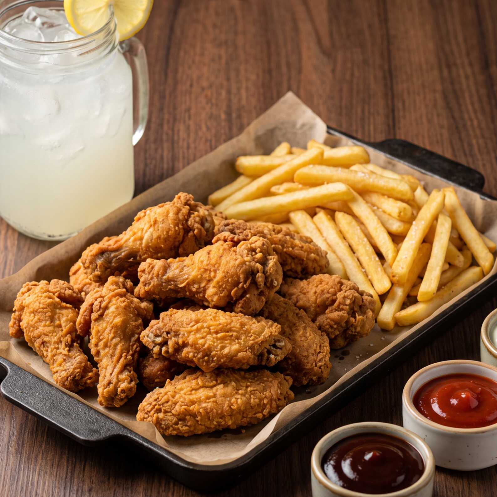 Combo 12 Alitas + Papas + Bebida