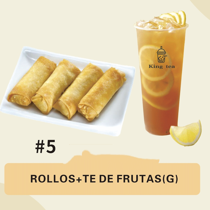 Combo Rollos y Te de Frutas G