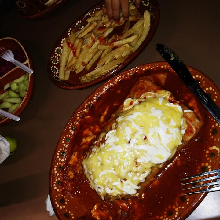 Burrito suizo de Asada