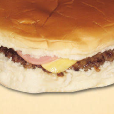 hambuguer industrial 56g, maionese industrial dajuda, queijo, presunto