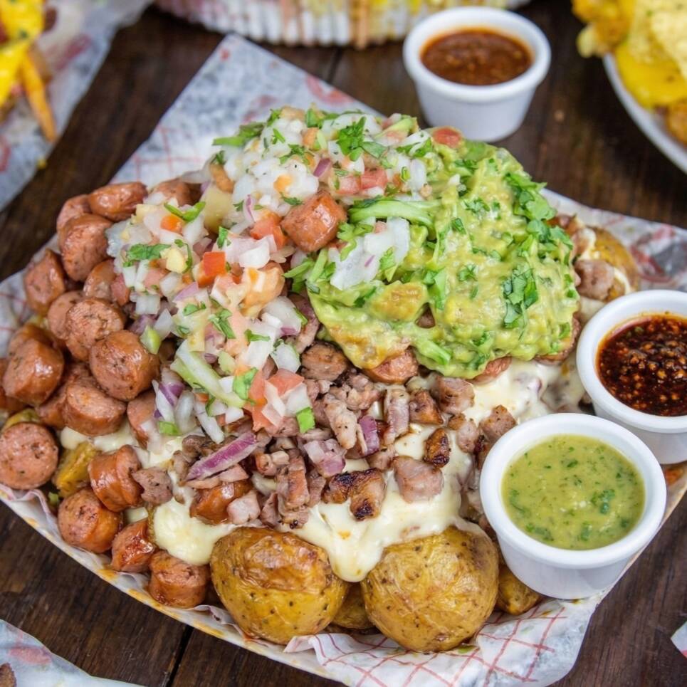 Salchipapa de la Casa