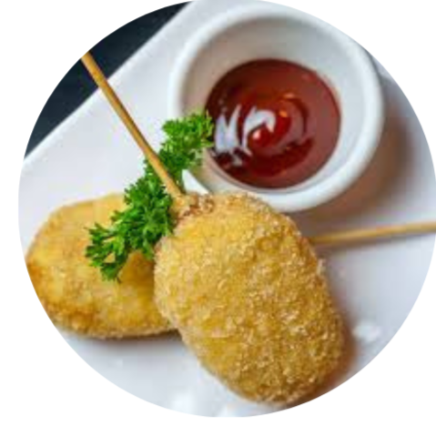 Kushiagues de Plátano con Manchego (2 Piezas)