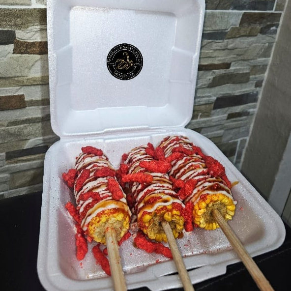 Elote amarillo empanizado