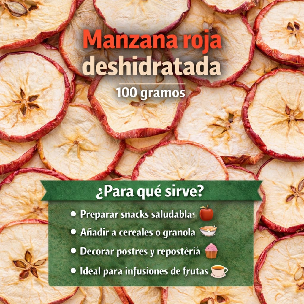 Manzana Roja Deshidratada