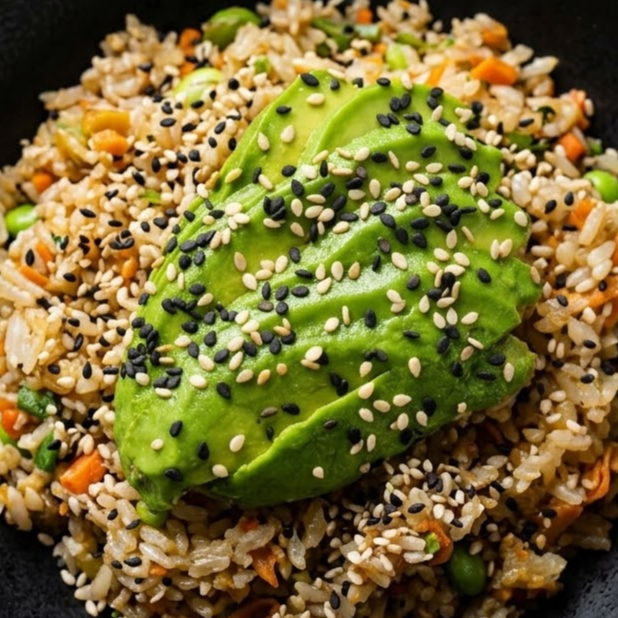 Yakimeshi de verduras