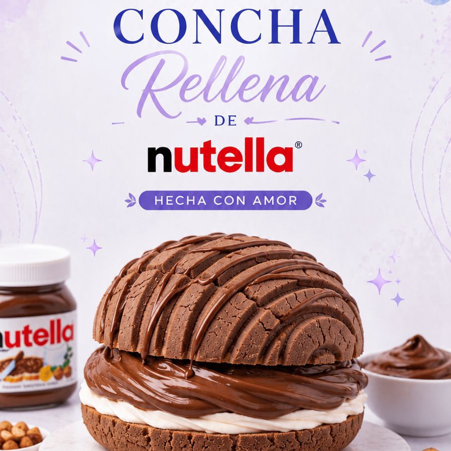 Concha Rellena NUTELLA