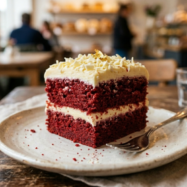 Rebanada de Pastel Red Velvet